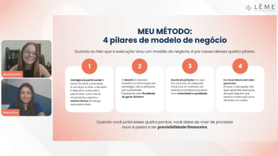 Os quatro pilares apresentados no webinar para estruturar uma operação de recuperação de crédito com mais previsibilidade.